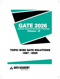 Icon image GATE 2026 Computer Science & Information Technology PYQ Volume 02