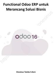 Icon image Functional Odoo ERP untuk Merancang Solusi Bisnis: Belajar dasar ERP menggunakan odoo versi 16