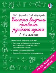 Icon image Быстро выучим правила русского языка. 1-4 классы