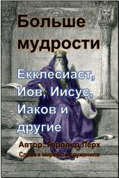 Icon image Больше мудрости: Екклесиаст, Иов, Иисус, Иаков и другие (W2-Rus)