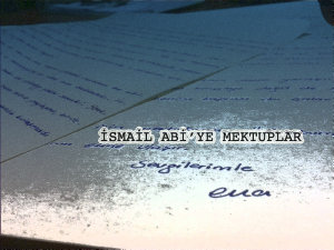 Simge resmi ismail abi'ye mektuplar