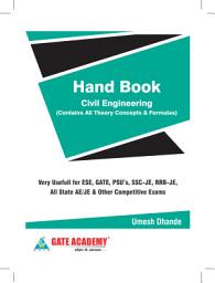 Icon image Handbook of Civil Engineering (Contains all theory concepts & formulas)