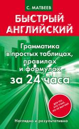 Icon image Быстрый английский. Грамматика в простых таблицах, правилах и формулах за 24 часа