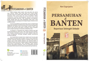 Icon image Persamuhan di Banten: Reportase Setengah Dekade - Jilid I